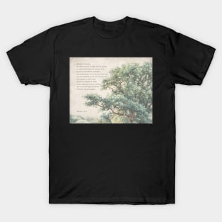 Psalm 1:1-3 Vintage Tree Bible Verse Art T-Shirt